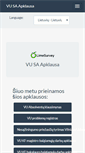 Mobile Screenshot of apklausa.vusa.lt